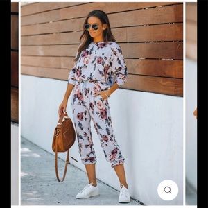 Ain’t Dandelion Floral Knit Top + Joggers